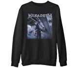 Megadeth - Dystopia  Siyah Erkek Kalın Sweatshirt