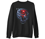 Six Feet Under - Unborn  Siyah Erkek Kalın Sweatshirt