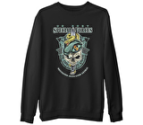 US Army - Special Forces  Siyah Erkek Kalın Sweatshirt