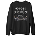 EXO - The Lost Planet  Siyah Erkek Kalın Sweatshirt