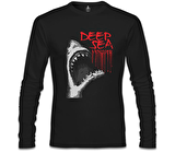Köpek Balığı - Sea Siyah Erkek Sweatshirt
