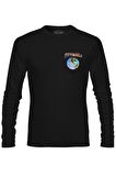 Travis Scott - Astro World Logo Siyah Erkek Sweatshirt