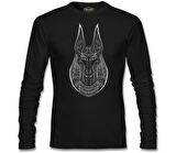 Anubis Siyah Erkek Sweatshirt