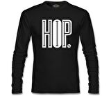 Hip Hop O Siyah Erkek Sweatshirt