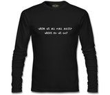 Billie Eilish - Fall Asleep Siyah Erkek Sweatshirt