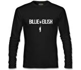 Billie Eilish with Blohsh Siyah Erkek Sweatshirt