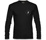 Flower Shining Siyah Erkek Sweatshirt