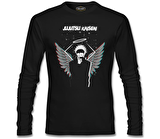Jujutsu Kaisen - Kanat Siyah Erkek Sweatshirt