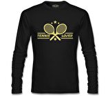 Tenis - Lover Siyah Erkek Sweatshirt