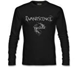 Evanescence Logo II Siyah Erkek Sweatshirt