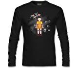 Squid Game - Robot Bebek Mermi Siyah Erkek Sweatshirt