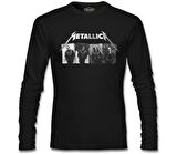 Metallica - Grup Elemanları Wall Siyah Erkek Sweatshirt