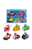 6 Arabalı Paw Patrol Devriye Köpekleri Çek Bırak Pav Petrol Oyuncak