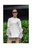 Kadın %100 Pamuklu Leopar Baskılı Oversize T-shirt