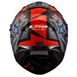 LS2 STREAM EVO FAST SIYAH KIRMIZI MAVI