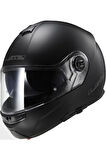 Ff325 Strobe Çene Açılır Mat Siyah Kask