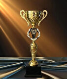 AYYILDIZ BAYRAKÇILIK ÖDÜL KUPASI LT020 27CM