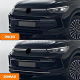 S-Dizayn VW Tiguan 3 Krom Ön Tampon Alt Çıtası 2024 Üzeri A+ Kalite