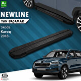 S-Dizayn Skoda Karoq NewLine Siyah Yan Basamak 173 Cm 2018 Üzeri A+ Kalite