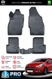 S-Dizayn Opel Corsa E 3D Pro Havuzlu Paspas 2014-2019 A+ Kalite