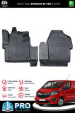 S-Dizayn Opel Vivaro Panelvan 3D Pro Havuzlu Paspas Ön 2'Li 2019 Üzeri A+ Kalite