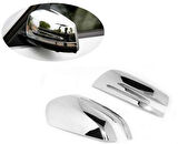 Glk Uyumlu 2009 Sonrası Ayna Kapağı ABS(Plastik) Krom