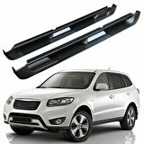 Hyundai Santa Fe 2007-2012 Oem Style Black Siyah Yan Basamak (İthal)