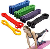 Başlangıç Seviye 3-7 kg Direnç Bandı Yoga Pilates Lastiği / Training Band - Sarı