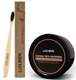 Aktif Karbon Diş Temizleme Tozu 50 gr + Bambu Diş Fırçası Set