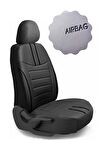 Gelly Emgrand Sedan 2010-2012 Aracınıza Uyumlu Koltuk Kılıfı Luxe Deri Siyah