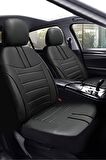 Kia Venga Mpw 2012-2015 Aracınıza Uyumlu Koltuk Kılıfı Luxe Deri Siyah