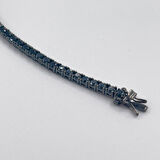 Onix Taşlı Siyah Rodajlı Su Yolu Gümüş Bileklik - 3MM - LVRBLK07