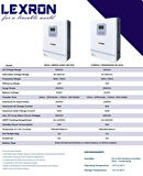 Lexron 12 V 1.6 KW Mppt 40-450 V DC Input Yüksek Voltaj Tam Sinüs Akıllı İnverter
