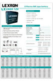 LEXRON 24 Ah-12v Jel Elektrikli Araç Aküsü