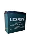 Lexron 12 Volt 24ah Amper Solar Sistem Ve Elektrikli Araç Jel ve Bisiklet Akü