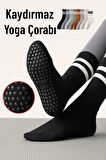8 Çift Yoga Pilates Kaydırmaz Çorap – Karışık Renkli
