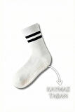 1 Çift Beyaz Yoga Pilates Kaydırmaz Çorap