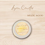 MYSTIC WOOD SANDAL, VANİLYA SOYA MUMU BEYAZ TENEKE KUTU