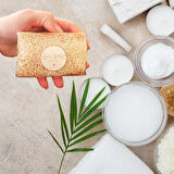 LEYAN KABAK LİFLİ DOĞAL SABUN - KAHVE