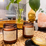 EXOTIC GLAM AMBER KAVANOZ SOYA MUM- PAÇULİ,YLANGYLANG -VANİLYA 