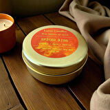 SPICED KISS ELMA ,TARÇIN ,VANİLYA SOYA MUM TENEKE KUTU