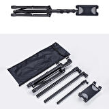 ADV-306 Dört Kademeli Zore Tablet ve Telefon Tutuculu Tripod