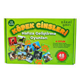 KÖPEK CİNSLERİ Eğitici çocuk eşleştirme hafıza geliştirme oyunları Memory 48 kart + Bilgi Broşürü