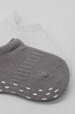 Lenaca 2'li Sneakers Kaymaz Colours Penye Çorap Bs20104 Gri Beyaz