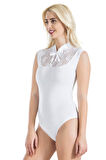 Sıfır Kol Dantelli Kadın Body 336