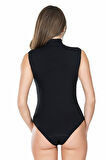 Balıkçı Yaka Çıtçıtlı Kadın Body 319