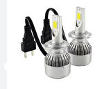 H7 Şimşek Etkili Led Xenon 8000K Buz Mavisi