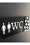 Dekoratif Wc Yönlendirme Tabelası