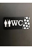 Dekoratif Wc Yönlendirme Tabelası