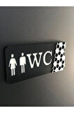 Dekoratif Wc Yönlendirme Tabelası